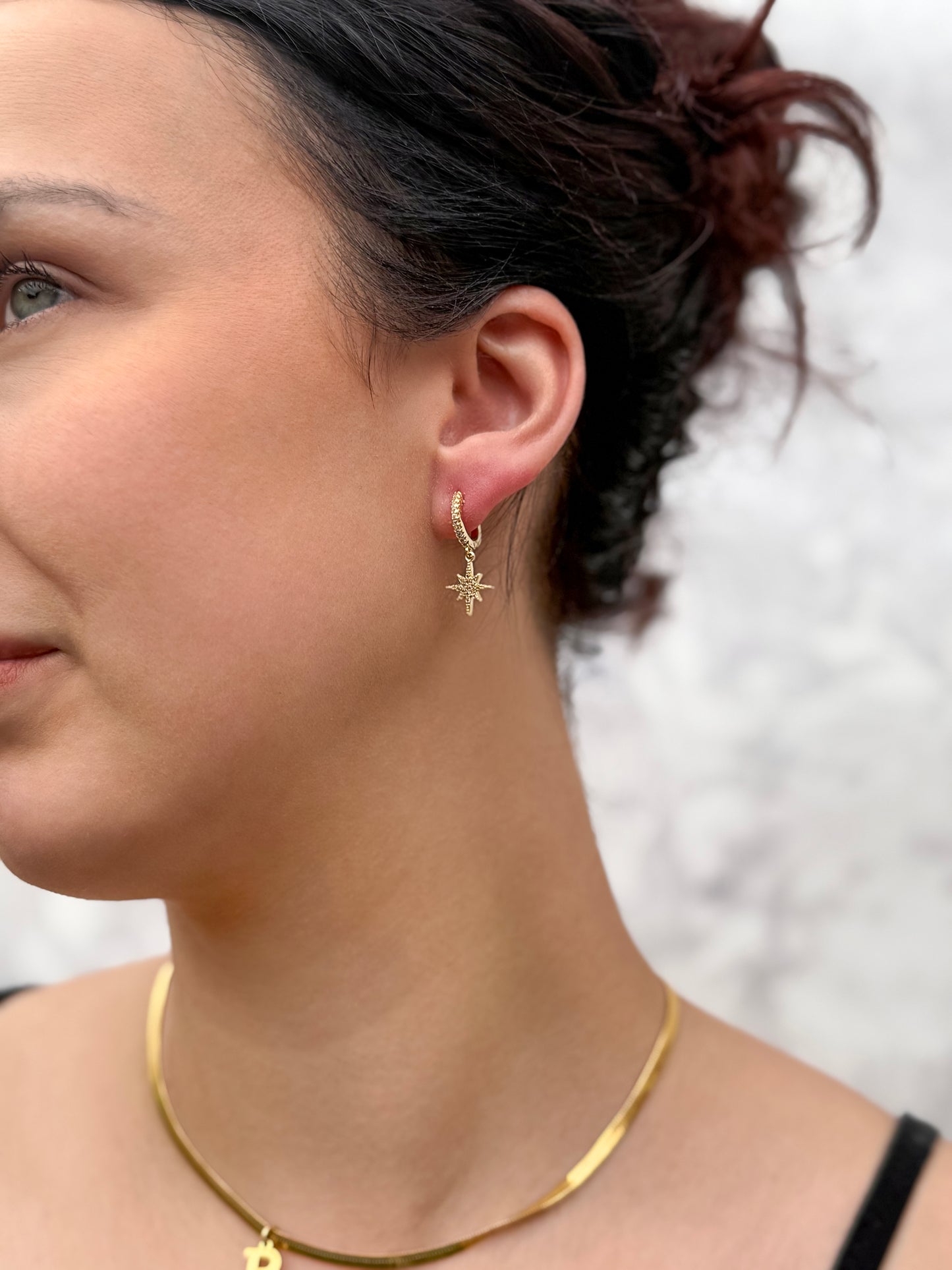 Moon & Star Earrings Gold or Silver