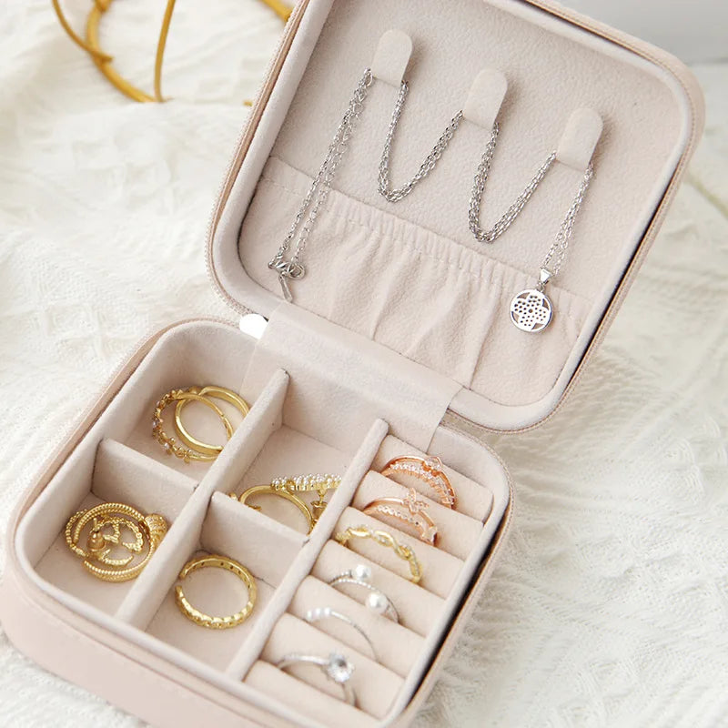 Mini Leather Jewellery Case