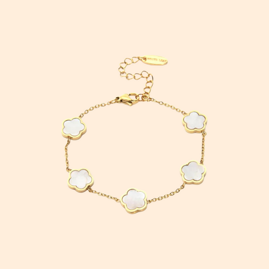 Pearl Clover Bracelet
