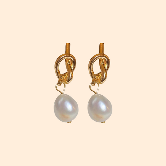 Baroque Pearl Earring